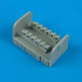   Quickboost 1:72 Spitfire Mk.IX exhausts - fishtall für Hasegawa Bausatz