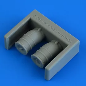   Quickboost 1:72 Westland Wessex HC.2 exhaust with F.O.D. covers for Airfix