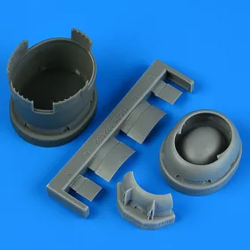   Quickboost 1:72 F6F-3 Hellcat early cowling and cooling flaps - closed for Eduard