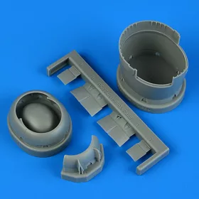   Quickboost 1:72 F6F-3 Hellcat cowling late - opened flaps for Eduard