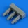 Quickboost 1:72 BF 109F-2 late air intake for Eduard