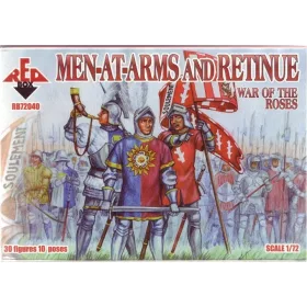Red Box 1:72 War of the Roses 1. Men-at-Arms & Retinu