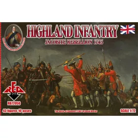 Red Box 1:72 Highland Infantry 1745,Jacobite Rebell.
