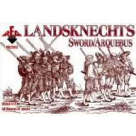 Red Box 1:72 Landsknechts (Sword/Arquebus) 16th centu