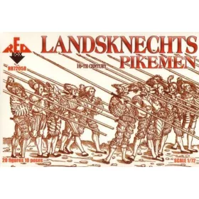 Red Box 1:72 Landsknechts (Pikemen), 16th century