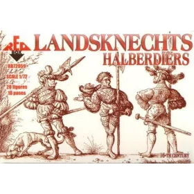 Red Box 1:72 Landsknechts (Halberdiers),16th century