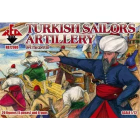 Red Box 1:72 Turkish sailor artillery,16-17th century