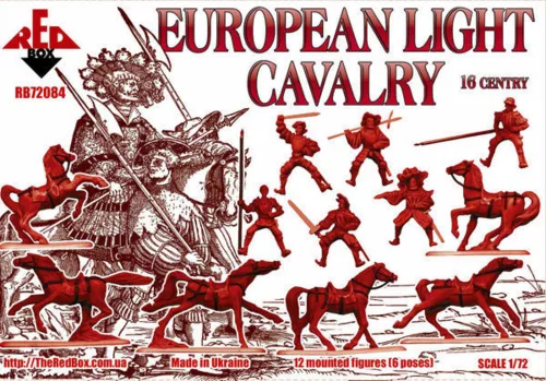 Red Box 1:72 European cavalry,16th century,set 1