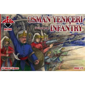 Red Box 1:72 Osman Yeniceri inantry,16-17th century