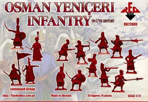 Red Box 1:72 Osman Yeniceri inantry,16-17th century
