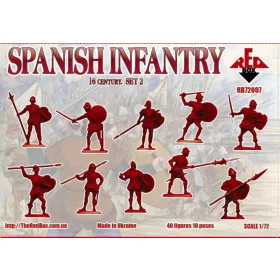 Red Box 1:72 Spanish infantry, 16th century, set 2