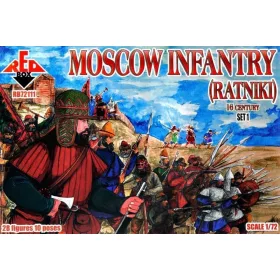 Red Box 1:72 Moscow Infantry (ratniki)16 cent.,Set 1