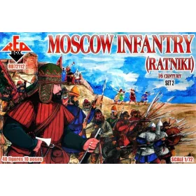 Red Box 1:72 Moscow infantry(ratniki)16 cent.,Set 2
