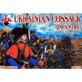 Red Box 1:72 Ukrainian Cossack (infantry)16 cent.Set1