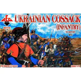 Red Box 1:72 Ukrainian Cossack(infantry)16 cent.Set3