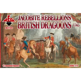 Red Box 1:72 Jacobite Rebellion. British dragoons 1745