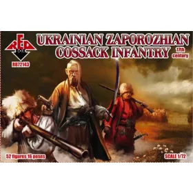   Red Box 1:72 Ukrainian Zaporozhian Cossacks infantry, 17th century