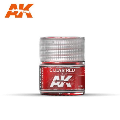 AK Real Color - Clear Red (áttetsző vörös)