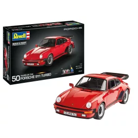 Revell 1:24 Geschenkset Porsche 911 Turbo 50th Anniversary