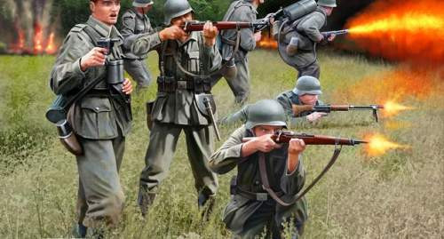 Revell 1:32 German Infantry WWII