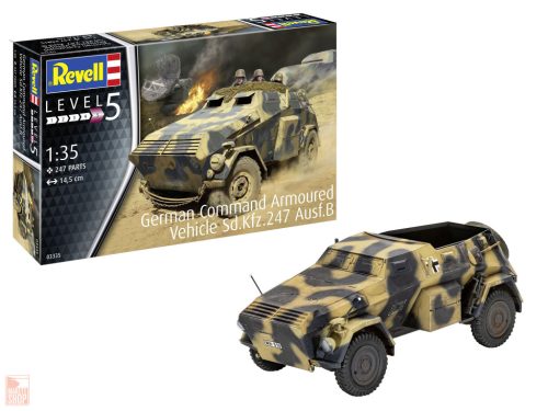 Revell 1:35 German Command Armoured Vehicle Sd.Kfz.247 Ausf.B