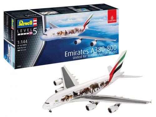 Revell 1:144 Airbus A380-800 Emirates 'Wild Life'