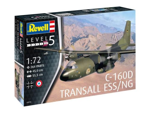 Revell 1:72 C-160 Transall ”Eloka” repülő makett
