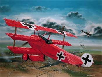 Revell 1:28 Fokker Dr.1 Richthofen 4744 repülő makett