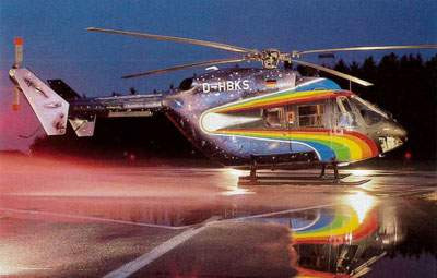 Revell 1:72 Eurocopter BK 117 ”Space Design” 4833 helikopter makett