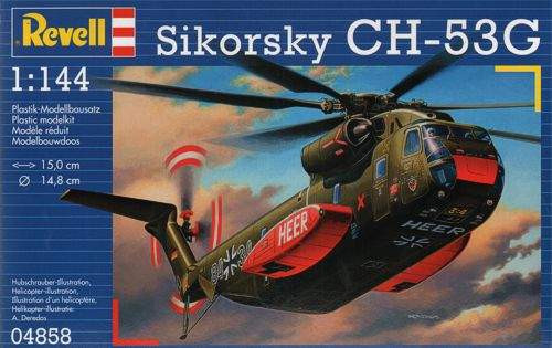 Revell 1:144 Sikorsky CH-53G 4858 helikopter makett