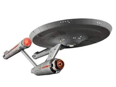 Revell 1:600 Star Trek Enterprise NCC-1701 (Captain James T.Kirk) 4880 