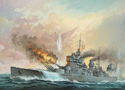 Revell 1:570 Battleship H.M.S. King George V 5016 hajó makett