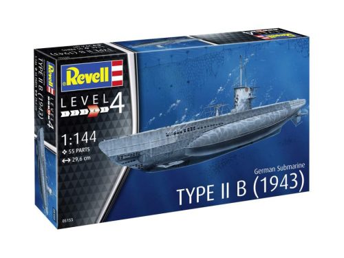 Revell 1:144 Type IIB (1943) German Submarine