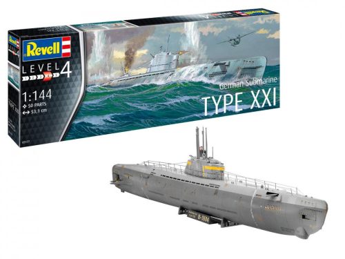 Revell 1:144 German Submarine Typ XXI