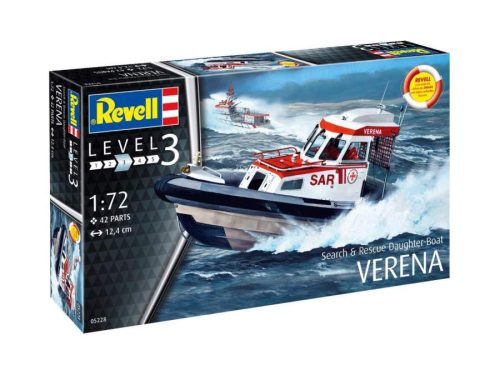 Revell 1:72 Rescue Boat DGzRS VERENA hajó makett