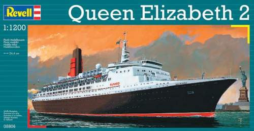 Revell 1:1200 Queen Elizabeth 2 5806 hajó makett