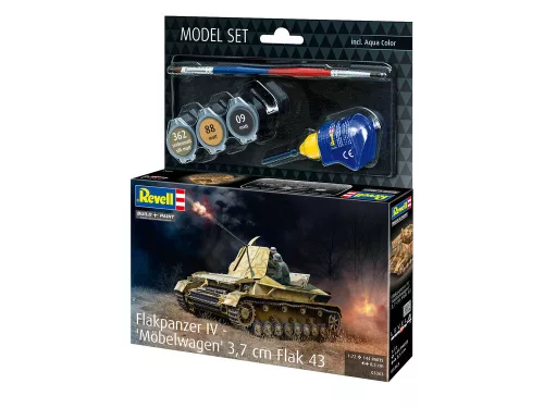 Revell 1:72 Model Set Flakpanzer IV Möbelwagen 3.7cm Flak