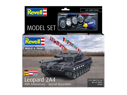 Revell 1:35 Model Set Leopard 2A4 - Special Decoration 40th An