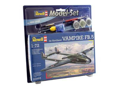 Revell 1:72 Model Set De Havilland Vampire 63993 repülő makett