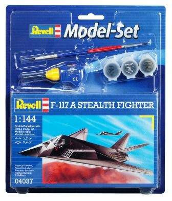 Revell 1:144 Model Set F-117 A Stealth F 64037 repülő makett