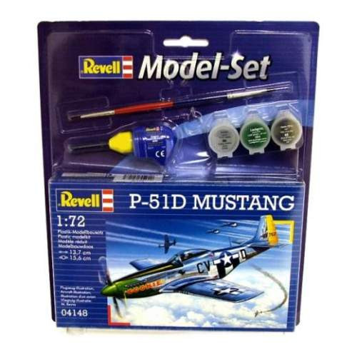 Revell 1:144 Model Sett P-51 D-Mustang 64148 repülő makett