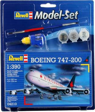Revell 1:390 Modell szett Boeing 747 64210 repülő makett