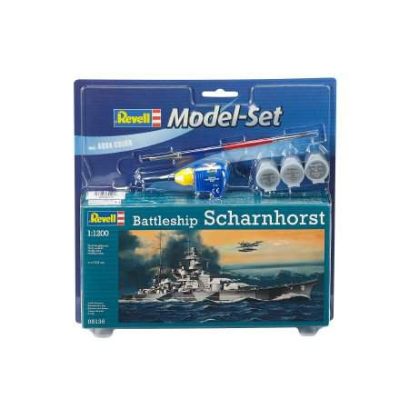 Revell 1:1200 Model Set Battleship Scharnhorst