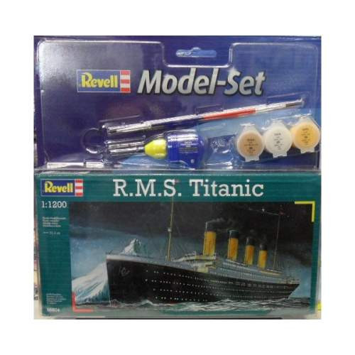 Revell 1:1200 Modell szett R.M.S.Titanic 65804 hajó makett