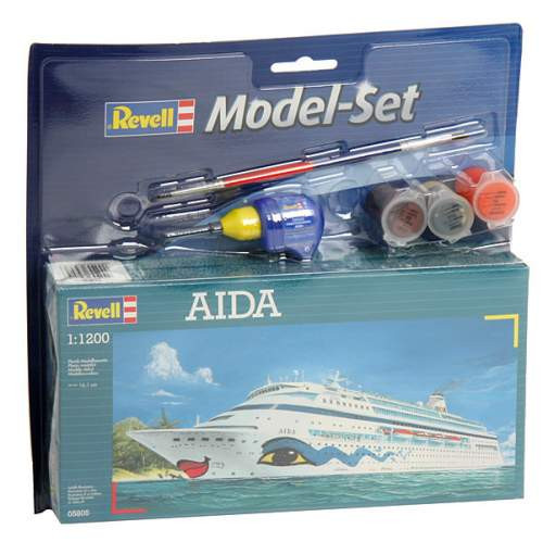 Revell 1:1200 Modell szett AIDA 65805 hajó makett