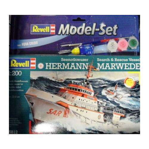 Revell 1:200 Model Set DGzRS Hermann Marwede 65812 hajó makett