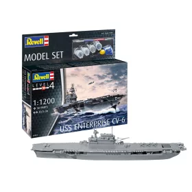 Revell 1:1200 Model Set USS Enterprise CV-6
