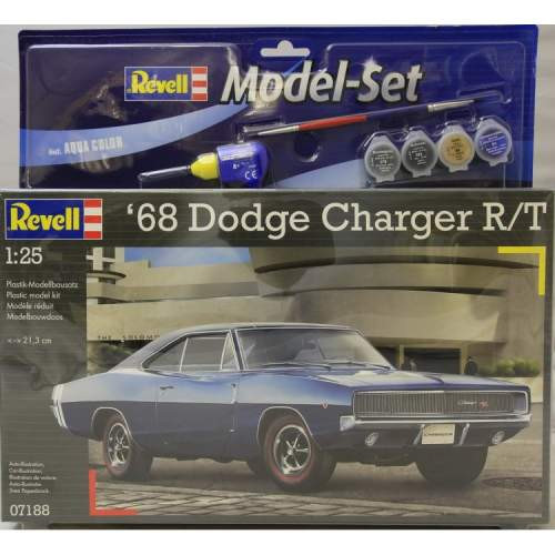 Revell 1:25 - 1968 Dodge Charger (2n1) 67188 autó makett
