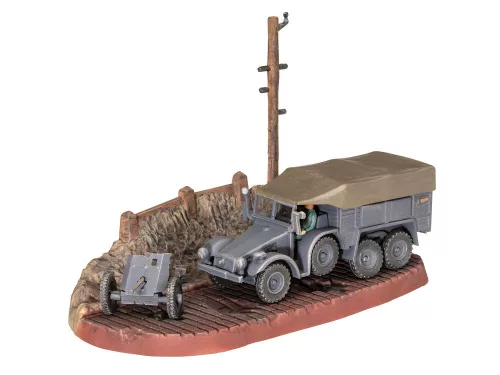 Revell 1:76 Starter Kit Krupp Protze KFZ 69 with 3,7cm Pak