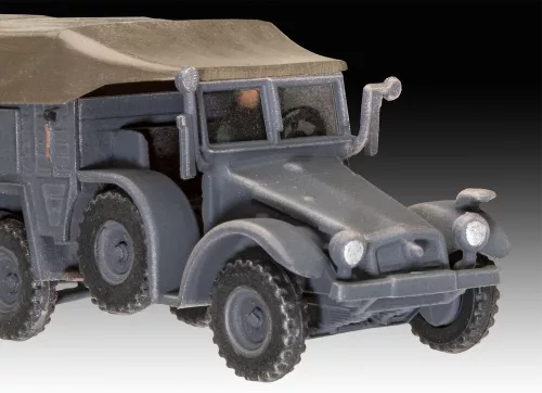 Revell 1:76 Starter Kit Krupp Protze KFZ 69 with 3,7cm Pak